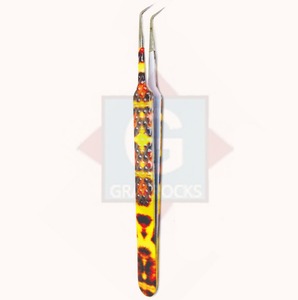 Pinzas para Extensión de Pestañas de la Mejor Calidad, Acero Inoxidable, Color Personalizado - Product Image 2