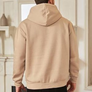Sweat-shirt à capuche zippé décontracté pour homme 100 % coton, col à capuche, manches longues, style Hip Hop, pour l'hiver, vente en gros - Product Image 2