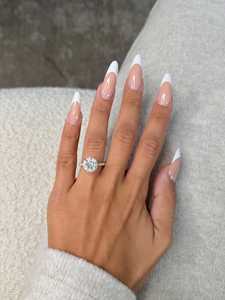 4.50 Carat Cut Lab Grown Diamond Gold <b>Ring</b> for Women | Luxury <b>Solitaire</b> Engagement <b>Ring</b> | Trendy Premium Wedding Jewelry Gift - Product Image 1