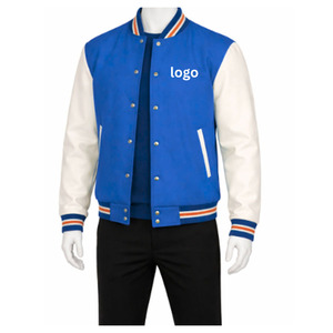 <b>Men</b> varsity <b>jacket</b> New American-style Padded Shoulder Cotton varsity <b>Jacket</b> solid Pattern custom logo printing varsity <b>jacket</b> - Product Image 3