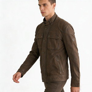 Budget Friendly Genuine <b>Leather</b> <b>Jacket</b> Sale Premium Fashion Outerwear <b>Mens</b> Womens Custom Made Bulk Wholesale Manufacturer - Product Image 2