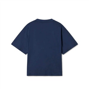 T-shirt décontracté pour homme en coton/polyester, col rond, manches courtes, imprimé numérique sur le devant, logo personnalisé, vierge, écologique - Product Image 2