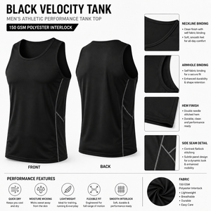 Camiseta sin mangas de corte largo con etiqueta tejida personalizada, diseño de abertura profunda en el codo, tela de algodón acanalado, proveedor mayorista para entrenamiento y running - Product Image 1
