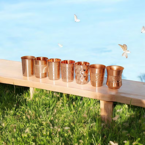 Taza de Cobre Martillado de Primera Calidad, Diseño Antiguo en Diferentes Estilos, Metal Creativo para Fiestas - Product Image 2