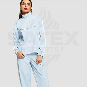 Survêtement coupe-vent pour homme, fermeture éclair, polyester, pour homme et femme - Product Image 1