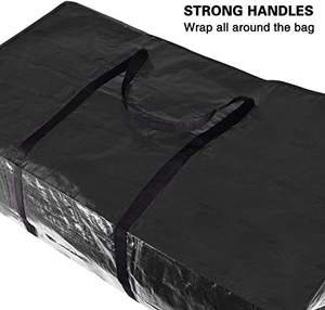 Extra Large Heavy Duty <b>Moving</b> Bags With Zippers And Carry Handles Durable Storage Totes For Packing And Travel - Product Image 3