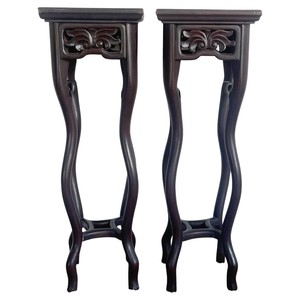 Hand-Carved Rosewood <b>Side</b> <b>Table</b> with Bone Inlay | Moradabad Wholesale - Product Image 2