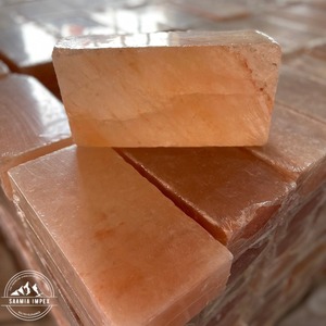 Food Grade Himalayan Salt Cooking Plate 1 X 4 X 8 Inch Natural Salt Block Feng Shui Handmade Portable - Product Image 4
