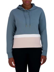Abrigo de invierno de manga larga con capucha corta informal para mujer con logotipo frontal Color Block Streetwear Printed Technics - Product Image 6
