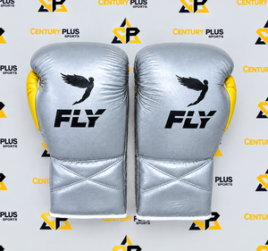 Guantes de Boxeo de Marca Personalizada Fly, Multicolores, con Cierre de Cordones, Unisex, para Adultos, Equipo de Entrenamiento, Cuero Vacuno Genuino - Product Image 3