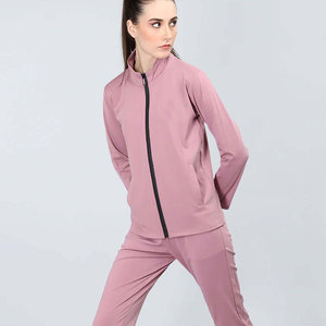 ชุดวอร์มออกกำลังกายสำหรับผู้หญิงแบบสั่งตัดได้ตามขนาด  คุณภาพสูง สำหรับฤดูหนาว พร้อมซิปแบบใหม่ - Product Image 6