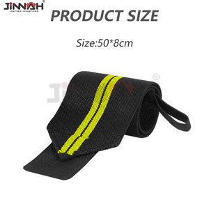 Correas de Muñeca para Levantamiento de Pesas de Algodón con Logotipo Personalizado, Transpirables, de Alta Calidad, para Entrenamiento de Fuerza, Precio Económico - Product Image 2