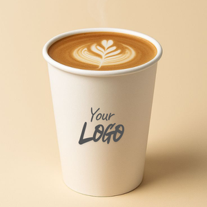 Gobelet à café en papier écologique 12 oz à paroi simple avec revêtement PE pour événements et fêtes à fort volume de consommation - Product Image 1