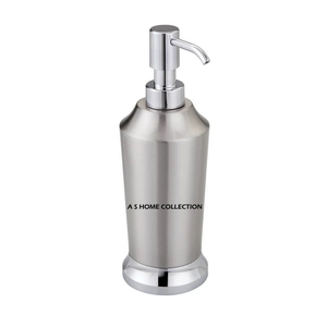 Dispensador de Jabón de Acero Inoxidable, Acabado Plateado Brillante, para Uso Doméstico, Suministros Directos de Fábrica, Más Vendido - Product Image 1