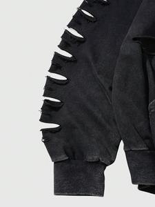 เสื้อฮู้ดดี้โอเวอร์ไซส์สำหรับผู้ชาย เสื้อผ้าออกกำลังกาย สตรีทแวร์ เสื้อผ้าลำลอง เนื้อผ้าหนา เสื้อฮู้ดดี้แบบสวมหัว พรีเมียม ใส่สบายในฤดูหนาว - Product Image 6