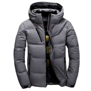 Best Selling Custom <b>Men's</b> Winter Puffer <b>Jacket</b> Plus Size Zipper Waterproof New Arrival OEM Service - Product Image 5