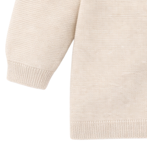 Cárdigan de punto neutro para bebé, suéter de algodón suave de manga larga con botones en la parte delantera para recién nacidos, bebés y niños pequeños, para uso diario. - Product Image 3