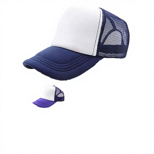 Sporty Mesh Fabric Trucker <b>Hats</b>-Breathable Adjustable Outdoor <b>Caps</b> with Common Fabric Unisex Design - Product Image 2