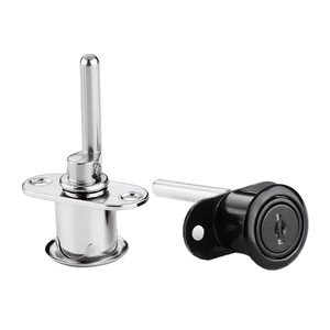 288-19 Kẽm hợp kim đồ nội thất khóa tủ văn phòng tủ phía trước 3 Kết nối Bàn ngăn kéo khóa - Product Image 6