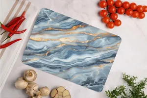 Tabla de cortar de mármol resistente al calor y duradera para uso en la cocina, ideal para cortar frutas, verduras, pan, queso y carne. - Product Image 2
