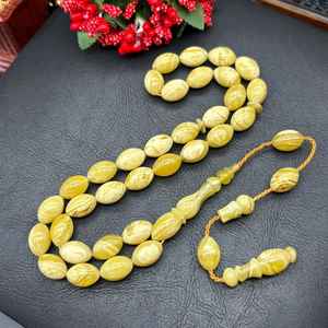 Élégantes perles de prière en résine (tasbih) avec finition lisse et brillante, sensation légère, design durable, pour la pratique du zikr dès maintenant. - Product Image 5