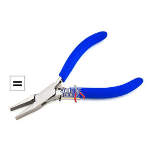 130mm pince à nez plat mâchoires dentelées pince Extension de cheveux opticien optique bijoux bijoux montres outils d'horlogerie - Product Image 1