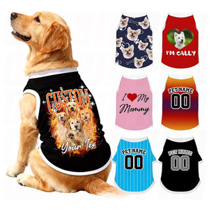 Camiseta Personalizada para Perro, Ropa Personalizada para Mascotas con Nombre, Foto, Texto, Logotipo, Suave y Cómoda, para Perros y Gatos, Uso Diario - Product Image 1