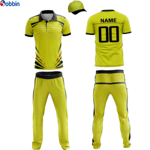 ชุดเสื้อคริกเก็ตคุณภาพสูงแบบกำหนดเองสำหรับผู้ชาย สีแดง โพลีเอสเตอร์ แขนสั้น ระบายเหงื่อได้ดี ชุดฝึกซ้อม พร้อมชื่อและหมายเลข - Product Image 3