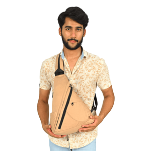 100% poliéster Sling Bag mujeres adultos personalizado 16 oz actividades al aire libre uso Multi acceso rápido bolsillos con cremallera 20-35L - Product Image 2