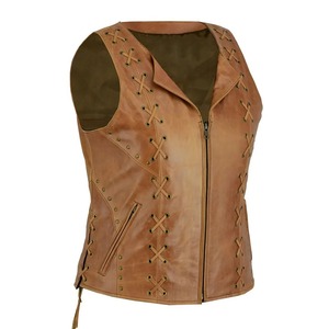 Chaleco de Cuero para Mujer de Alta Calidad, Gran Venta, Nuevo Modelo 2026, Chaleco de Cuero Genuino para Mujer para Uso Casual - Product Image 3
