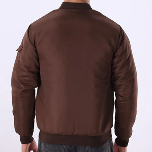 2025 New Men's Bomber <b>Jacket</b> Spring Autumn Casual Korean Version Stand Collar Front Waterproof Windproof <b>Pilot</b> Zipper <b>Jacket</b> - Product Image 3