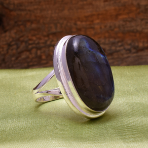 Natural Blue Fire <b>Labradorite</b> <b>Ring</b> 925 Sterling Silver Handmade <b>Labradorite</b> Gemstone Women Jewelry Wedding <b>Ring</b> Gift For Her - Product Image 3
