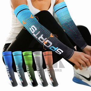 UV Protection High Quality Sublimation Printed Plus Size Unisex Arm Sleeves Lightweight Breathable 100% Polyester Custom <b>Cycling</b> - Product Image 1