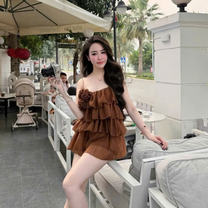 Robe longue sexy pour femme à manches courtes, unie et simple, taille naturelle, en soie, alliant parfaitement élégance, confort et décontracté - Product Image 3