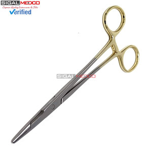 ที่จับเข็มแบบแมนนวล Olsen Hegar ด้ามทอง ขนาด 5.5 นิ้ว อุปกรณ์ผ่าตัดตาคุณภาพพรีเมียม พร้อมหัวทังสเตนคาร์ไบด์ ได้รับมาตรฐาน CE - Product Image 3