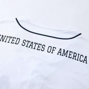 Custom Print 100% Polyester Baseball Jersey USA Flag 3D DLP Softball Uniform Short Sleeve Unisex Teamwear - Product Image 5