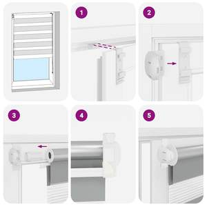 Persiana Zebra de 35.4''x59.1'' Gris - Persianas Inteligentes y Contraventanas - Product Image 6