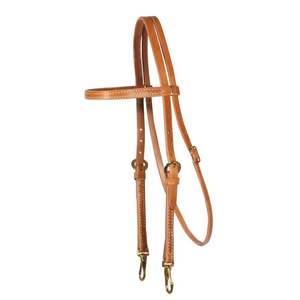 Selle de cheval en cuir de style western avec bride, arceau en bois et boucle de protection, ajustement confortable - Product Image 1