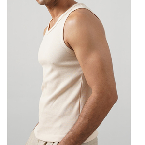 Débardeur de sport pour homme, coupe ajustée, doux, sans manches, confortable, idéal pour la course à pied et les séances de fitness - Product Image 3