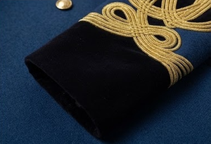 Abrigos de Hombre Estilo Azul, Doble Botonadura, Formales, para Exteriores, Servicio OEM - Product Image 6