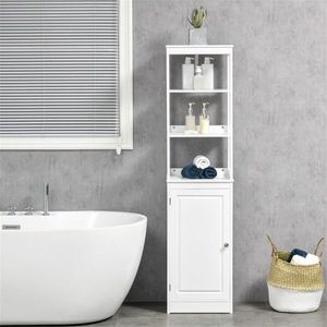 Mobiletto Bianco per Bagno per Organizzare il Tuo Spazio - Product Image 1