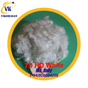 100% Polyester 7D HD White Holow Dry Fiber from Vietnam Vikohasan Supplier for filling toys pillow <b>sofa</b> blankets cushion quilts - Product Image 3