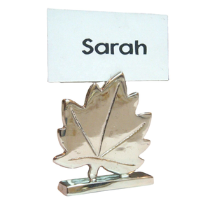 Maple Leaf Silver Vintage Luxury Wedding Favor Place <b>Card</b> Holder Elegant Party <b>Table</b> Decoration New Arrival Gift - Product Image 1