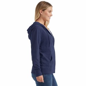 Sudadera con capucha y cremallera frontal completa personalizada para mujer, ajuste cómodo, ligera, de secado rápido, estilo deportivo y de moda para el día a día, tela suave, personalizable - Product Image 3