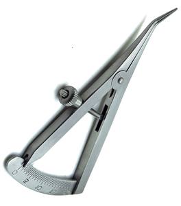 Jauge Iwanson pour orthodontie dentaire, calibre de couronne, instruments de mesure de l'épaisseur des dents, manuel, par Blush Surgical - Product Image 4