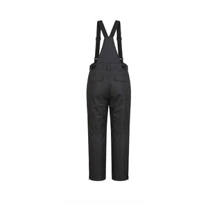 Combinaison de ski unisexe pour femme, légère, imperméable 10 000 mm, imprimée, à capuche, avec fermeture éclair, rembourrée en coton PP, noire, polyester/nylon, adulte - Product Image 4