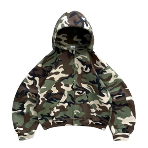 Sudadera con capucha bordada personalizada de Vietnam fabricante de lana pesada de gran tamaño de alta calidad - Product Image 1