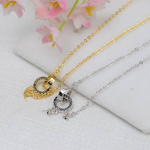 Collar de Perlas con Orificio Pasante de Plata S925 Hecho a Mano para Mujer, Juego de Joyería con Colgante Personalizado DIY, Colgantes y Dijes Finos - Product Image 4