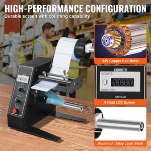 Dispenser Automatico di Etichette con Separatore, Larghezza 0,6 pollici, Lunghezza 4,9 pollici/151 mm, Larghezza 0,1 pollici, Lunghezza 5,9 pollici/310 mm, Separatore di Etichette - Product Image 3