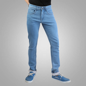 Jeans pour hommes en coton, coupe droite, décontractés, déchirés, style skinny, vente en gros du Pakistan - Product Image 5